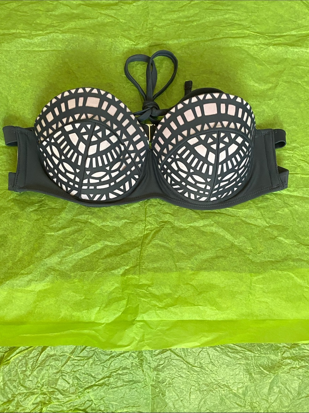 Xhilaration Black Strapless Bikini Top